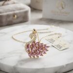 Gold Pembe Kuğu Kolye